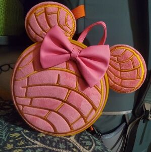 Pink and Gold Kids Minnie Mouse Ear Bag